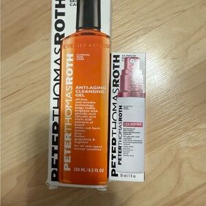 Peter Thomas Roth AntiAging Cleansing Gel and Glycolic retinol resurfacing serum